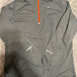 Nike dri-fit 3/4 zip running shirt men’s Large